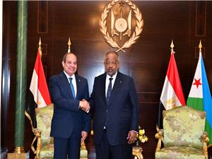 السيسي يعلن عن مشروعات مصريه عملاقه في جيبوتي