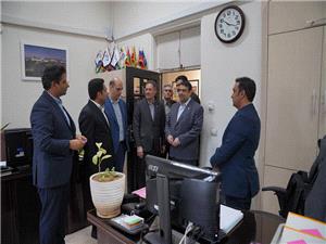 بازديد مديرعامل بانک ملي ايران از اداره کل روابط عمومي به مناسبت روز جهاني ارتباطات و روابط عمومي