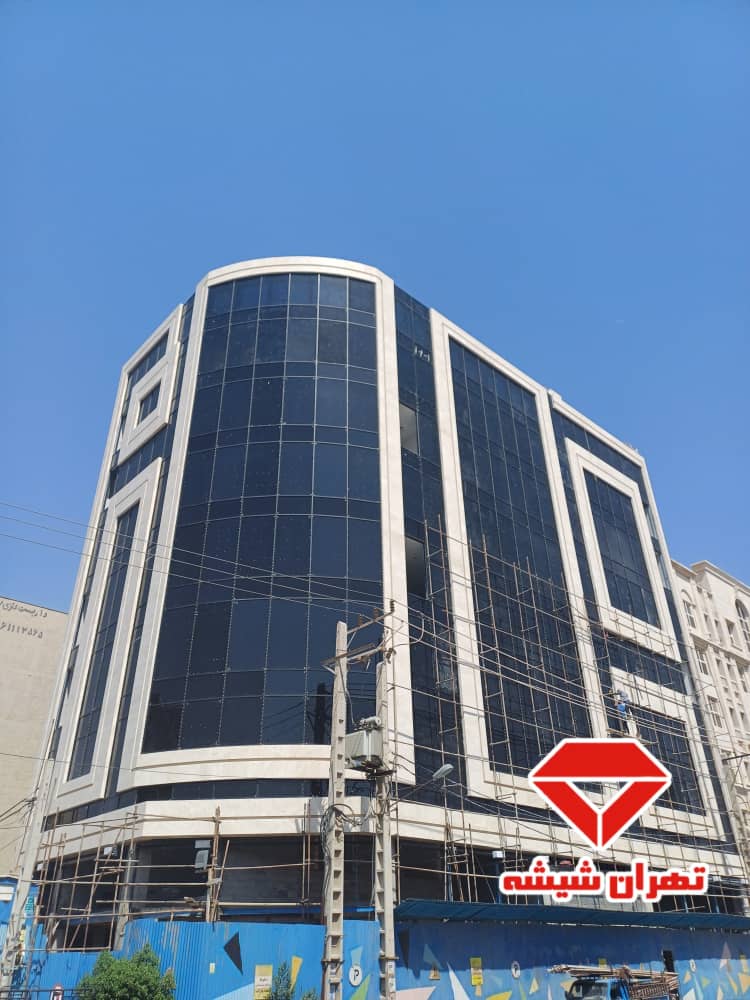 نمای شیشه ای کرتین وال